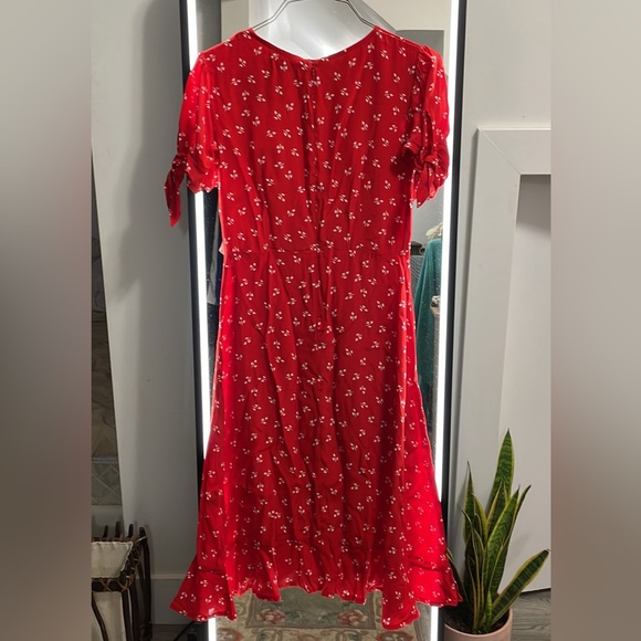 Faithfull the Brand- Red dress. Size XS. - Picture 6 of 8
